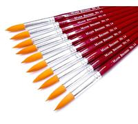 Major Brushes Sable Substitute Brush Size 14 - Set of 10