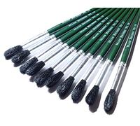 Major Brushes Squirrel Substitute Brushes Size 10 - Pack of 10