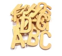 Major Brushes Upper Case Wooden Alphabet Stencil Letters - Pack of 26