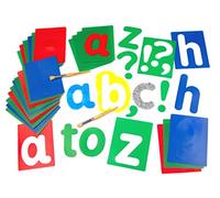 Major Brushes Washable Stencils Lower Case Pack 27