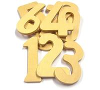 Major Brushes Wooden Template Stencil Numbers - Set of 10