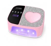 Major Dijit UV LED Lamp for Gel Nails 72 W, Nail Dryer, 4 Timers | UV Lamp Nails with Auto Sensor, 365/405nm, 10/30/60/99s Timer, Low Heat Mode, All Gel Nail Polish, 2 Colours