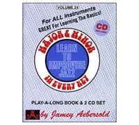 Major & Minor (For all Instruments with 2 Free Audio CD's): Learn to Improvise Jazz: 24 (Jamey Aebersold Play-A-Long Series)