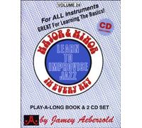 Major & Minor In Every Key (Play-a-Long / Learn to Improvise Jazz, Vol. 24) (Book & CD) by Jamey Aebersold (1999-12-28)