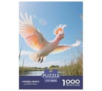 Major Mitchell's Cockatoo 1000 Piece Puzzle Relaxing Family Activity All Ages Cognitive Play Bird Great Wall Art 38x26cm/1000pcs