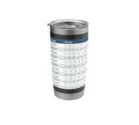 Major Scale Reference Chart Music Theory Cheat Sheet Design Stainless Steel Insulated Tumbler