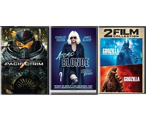 Major Spy Warrior Ai Sci-Fi Pack Ghost in Shell Scarlett Johansson & Lucy + Atomic Blonde Charlize Theron Film Heroine movies