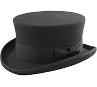 Major Wear Junior Unisex Black Deadman 100% Wool Dressage Topper Riding Equestrian Ascot Event Top Hat (XL)