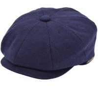 Major Wear Wool Baker Boy Cap in Royal Blue, Size: Small-Medium