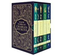 Major Works of Charles Dickens 5 Books Deluxe Hardback Set - A Christmas Carol, Oliver Twist, Great Expectations, A Tale of Two Cities, Hard Times