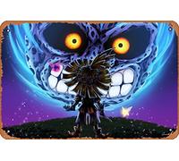 Majora's Mask - Moon Magic and Fantasy Abstract and Surreal Concept Art Classic Man Cave Wall Art Decor 8x12 inch Metal Tin Sign Plaque Poster