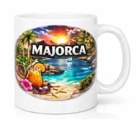 Majorca Beach Paradise Cocktail Summer Holiday Souvenir Mallorca Travel Coffee Cup Gift Mug