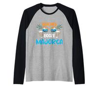 Majorca Beaches Spain Vacation Matching Raglan Baseball Tee