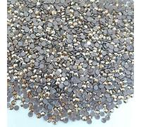 MajorCrafts 4000pcs 2mm ss6 Jelly AB Flat Back Round 14 Facets Resin Rhinestones Arts and Crafts Embellishment Gems (Metallic Bronze Brown C58)