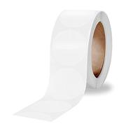 MajorCrafts 500 Labels per roll 2.5cm 1" Plain Blank Round Sticker Labels (White V045)