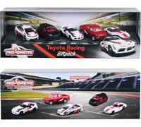 Majorette 1:64 Toyota Racing 5-Car Giftpack Corolla, Yaris, Supra, Hilux, 2000GT