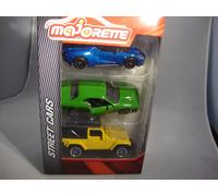 Majorette 20522700 1:64 3inches scale 3 cars set suberb detail