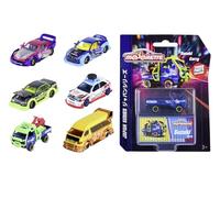 Majorette 212051030 Japan Series Deluxe, 6 types, Nissan springs, Honda, Suzuki, Toyota, tuning accessories, collectible box, opening elements, scale 1:64, for children from 3 years old