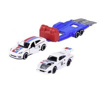 Majorette 8502103001 - Porsche Deluxe Trailer Panamera + Porsche 935 K3