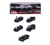 Majorette Black Edition 5 Car Gift Set - 1:64 Scale
