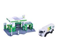 Majorette BP Petrol Station With Car Playset - With Tank Truck