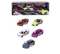 Majorette Giftpack Set of 5 vehicles including 2 exclusives, Limited Edition Graffiti