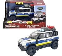 Majorette Grand 213712000026 Land Rover Jeep Police 12.5 cm, Light and Sound, Licensed Die Cast for Outdoor Games, Gift for Kids Ages 3 and Up