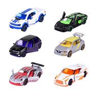 Majorette - Limited Edition Model Car 10-6 Assorted (Renault, Porsche, Ford, Nissan, Lamborghini), 1 Metal Car with Freewheel, 7.5 cm, for Children from 3 Years
