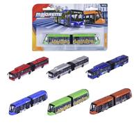 Majorette MAN City Bus or Avenio Tram (1 Model Car) - Metal Toy Bus or Tram with Freewheel, Random Selection of 6 Model Vehicles for Children from 3 Years, Each Approx. 20 cm