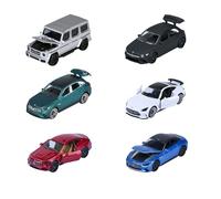 Majorette Mercedes-AMG Premium Cars 6 Assorted Metal Sports Car Die-Cast, Premium Collection with Opening Parts, 8502100001, Toy for Children from 3 Years