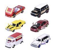 Majorette - Model Car from the Premium Birthday Edition 60 Years, Random Selection of 6 Metal Toy Cars (One Model per Decade), 7.5 cm, from 3 Years