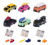Majorette Volkswagen The Originals Premium Cars with Metal Parts, Scale 1:64, Officially Licensed VW, You Will Receive 2 of 6 VW Vehicle Models (Random Sent) (212055006)