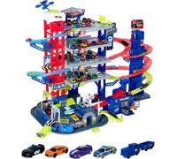Majorette Super Chase Centre 5 Level Car Parking Garage with Chase for Children