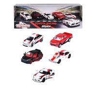 Majorette Giftpack 5 Units Toyota Racing Cars