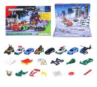 Majorette Vehicles Advent Calendar, Gold, Weiß, Grün, Rot
