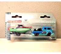 Majorette Volkswagen The Originals Trailers with Metal Parts, Scale 1:64, Officially Licensed VW, You will receive 1 of 4 Models Vehicles + VW Trailers (Randomly Sent)(3467452065464)