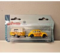 Majorette Volkswagen The Originals Trailers with Metal Parts, Scale 1:64, Officially Licensed VW, You will receive 1 of 4 Models Vehicles + VW Trailers (Randomly Sent)(3467452065464)