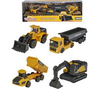 Volvo 4 Pack Gift Box DIE-CAST Collector Yellow