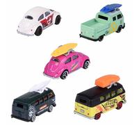 Majorette Vw The Originals Giftpack 5 Volkswagen Vehicles Clear Kids