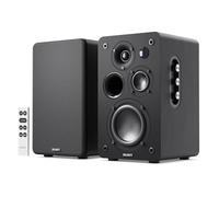 MAJORITY Active Bookshelf Speakers | 2.2 Stereo System | 5.3 Bluetooth, USB Playback & Charging | AUX, HDMI ARC, Optical, Phono | TV, PC, Turntable & Gaming Speakers | D100X Black