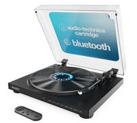 Majority Auto Fully Automatic Record Player with Bluetooth Output 5.3 | USB Recording to USB Stick | Built-in Pre-Amplifier | Aluminium Platter | RCA Output | Slip mat & Remote Control