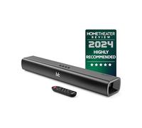 MAJORITY Bluetooth Soundbar for TV | 2.1 Channel 3D Surround Sound | Wireless & Wall Mountable | HDMI ARC, AUX, Optical, USB Playback, Remote & Brackets Included | Naga 60