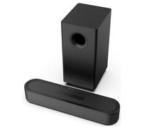 MAJORITY Bowfell Axis Dolby 2.1 Wireless Sound Bar, Black
