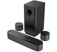 MAJORITY Bowfell Halo Dolby 5.1 Wireless Sound Bar System, Black