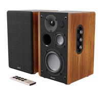 Majority D100 Bookshelf Bluetooth Speaker - Black & Brown