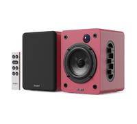 Majority D50X Bluetooth Bookshelf Speakers (Red)