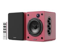 Majority D50X Bluetooth Bookshelf Speakers (Red)