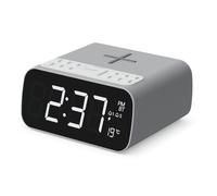 Majority Darwin Clock Radio with Wireless Charging - Grey