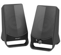 MAJORITY DX10 PC Speakers | 10W Power for USB Plug and Play | Classic Black with multi-connection