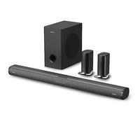 Majority Everest 5.1 Dolby Audio Surround Sound System with Sound Bar | Wireless Subwoofer I 300W Powerful Surround Sound | Home Theatre 3D Audi